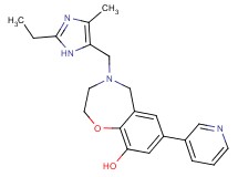 4-[(2-ethyl-4-methyl-1H-imidazol-5-yl)methyl]-7-pyridin-3-yl-2,3,4,5-tetrahydro-1,4-benzoxazepin-9-ol