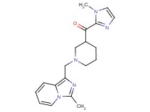 (1-methyl-1H-imidazol-2-yl){1-[(3-methylimidazo[1,5-a]pyridin-1-yl)methyl]-3-piperidinyl}methanone