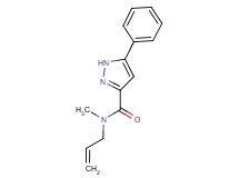 N-allyl-N-methyl-5-phenyl-1H-pyrazole-3-carboxamide