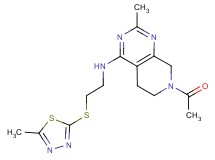 7-acetyl-2-methyl-N-{2-[(5-methyl-1,3,4-thiadiazol-2-yl)thio]ethyl}-5,6,7,8-tetrahydropyrido[3,4-d]pyrimidin-4-amine