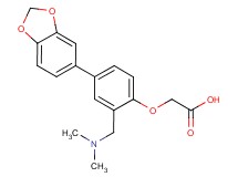 {4-(1,3-benzodioxol-5-yl)-2-[(dimethylamino)methyl]phenoxy}acetic acid