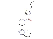 3-{1-[(2-propyl-1,3-thiazol-4-yl)carbonyl]-3-piperidinyl}[1,2,4]triazolo[4,3-a]pyridine