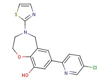 7-(5-chloropyridin-2-yl)-4-(1,3-thiazol-2-yl)-2,3,4,5-tetrahydro-1,4-benzoxazepin-9-ol