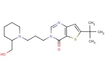 6-tert-butyl-3-{3-[2-(hydroxymethyl)piperidin-1-yl]propyl}thieno[3,2-d]pyrimidin-4(3H)-one