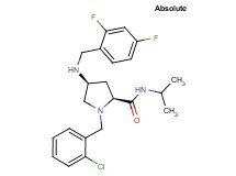 (4S)-1-(2-chlorobenzyl)-4-[(2,4-difluorobenzyl)amino]-N-isopropyl-L-prolinamide
