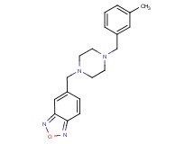 5-{[4-(3-methylbenzyl)-1-piperazinyl]methyl}-2,1,3-benzoxadiazole