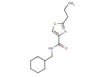 N-(cyclohexylmethyl)-2-propyl-1,3-thiazole-4-carboxamide