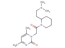 1-(2-{2-[2-(dimethylamino)ethyl]-1-piperidinyl}-2-oxoethyl)-4,6-dimethyl-2(1H)-pyrimidinone