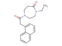 4-ethyl-1-(1-naphthylacetyl)-1,4-diazepan-5-one