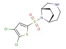 (1S*,6R*)-9-[(4,5-dichloro-2-thienyl)sulfonyl]-3,9-diazabicyclo[4.2.1]nonane