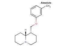 (1R,9aR)-1-[(3-methylphenoxy)methyl]octahydro-2H-quinolizine