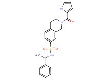 N-(1-phenylethyl)-2-(1H-pyrrol-2-ylcarbonyl)-1,2,3,4-tetrahydroisoquinoline-7-sulfonamide