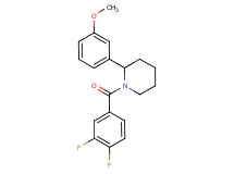 1-(3,4-difluorobenzoyl)-2-(3-methoxyphenyl)piperidine