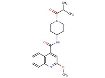 N-(1-isobutyrylpiperidin-4-yl)-2-methoxyquinoline-4-carboxamide
