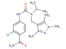 2-chloro-4-[({isopropyl[(1,3,5-trimethyl-1H-pyrazol-4-yl)methyl]amino}carbonyl)amino]benzamide