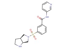 3-[(3aS*,6aS*)-hexahydropyrrolo[3,4-b]pyrrol-5(1H)-ylsulfonyl]-N-pyridin-3-ylbenzamide