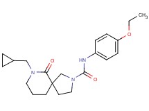 7-(cyclopropylmethyl)-N-(4-ethoxyphenyl)-6-oxo-2,7-diazaspiro[4.5]decane-2-carboxamide