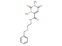 N-[2-(benzyloxy)ethyl]-1,3-dimethyl-2,6-dioxo-1,2,3,6-tetrahydropyrimidine-4-carboxamide