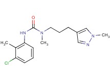 N'-(3-chloro-2-methylphenyl)-N-methyl-N-[3-(1-methyl-1H-pyrazol-4-yl)propyl]urea