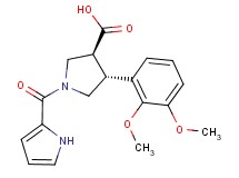 (3S*,4R*)-4-(2,3-dimethoxyphenyl)-1-(1H-pyrrol-2-ylcarbonyl)pyrrolidine-3-carboxylic acid