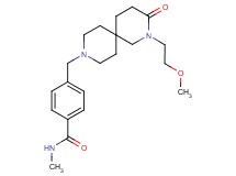 4-{[2-(2-methoxyethyl)-3-oxo-2,9-diazaspiro[5.5]undec-9-yl]methyl}-N-methylbenzamide