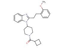 1-[1-(cyclobutylcarbonyl)-4-piperidinyl]-2-[2-(2-methoxyphenyl)ethyl]-1H-benzimidazole