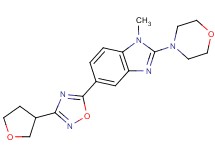 1-methyl-2-morpholin-4-yl-5-[3-(tetrahydrofuran-3-yl)-1,2,4-oxadiazol-5-yl]-1H-benzimidazole
