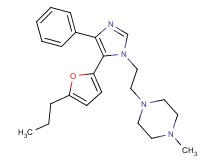 1-methyl-4-{2-[4-phenyl-5-(5-propyl-2-furyl)-1H-imidazol-1-yl]ethyl}piperazine