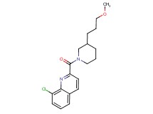 8-chloro-2-{[3-(3-methoxypropyl)-1-piperidinyl]carbonyl}quinoline