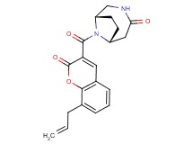 (1S*,6R*)-9-[(8-allyl-2-oxo-2H-chromen-3-yl)carbonyl]-3,9-diazabicyclo[4.2.1]nonan-4-one