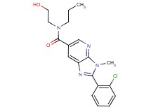 2-(2-chlorophenyl)-N-(2-hydroxyethyl)-3-methyl-N-propyl-3H-imidazo[4,5-b]pyridine-6-carboxamide