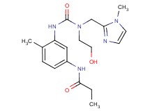 N-{3-[({(2-hydroxyethyl)[(1-methyl-1H-imidazol-2-yl)methyl]amino}carbonyl)amino]-4-methylphenyl}propanamide