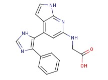 N-[4-(4-phenyl-1H-imidazol-5-yl)-1H-pyrrolo[2,3-b]pyridin-6-yl]glycine