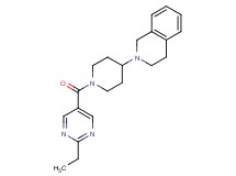 2-{1-[(2-ethyl-5-pyrimidinyl)carbonyl]-4-piperidinyl}-1,2,3,4-tetrahydroisoquinoline