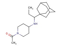 1-acetyl-N-[1-(1-adamantyl)propyl]piperidin-4-amine