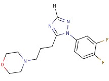 4-{3-[1-(3,4-difluorophenyl)-1H-1,2,4-triazol-5-yl]propyl}morpholine