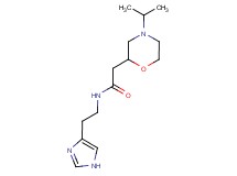 N-[2-(1H-imidazol-4-yl)ethyl]-2-(4-isopropylmorpholin-2-yl)acetamide