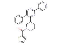 5-phenyl-2-(4-pyridinyl)-4-[1-(2-thienylcarbonyl)-3-piperidinyl]pyrimidine