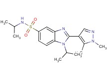 2-(1,5-dimethyl-1H-pyrazol-4-yl)-N,1-diisopropyl-1H-benzimidazole-5-sulfonamide