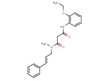 N'-(2-ethoxyphenyl)-N-methyl-N-[(2E)-3-phenylprop-2-en-1-yl]malonamide
