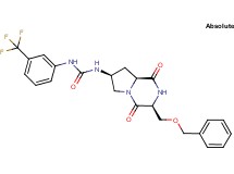 N-{(3S,7S,8aS)-3-[(benzyloxy)methyl]-1,4-dioxooctahydropyrrolo[1,2-a]pyrazin-7-yl}-N'-[3-(trifluoromethyl)phenyl]urea