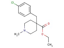ethyl 4-(4-chlorobenzyl)-1-methyl-4-piperidinecarboxylate