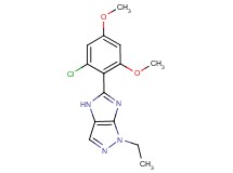 5-(2-chloro-4,6-dimethoxyphenyl)-1-ethyl-1,4-dihydroimidazo[4,5-c]pyrazole
