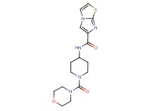 N-[1-(4-morpholinylcarbonyl)-4-piperidinyl]imidazo[2,1-b][1,3]thiazole-6-carboxamide