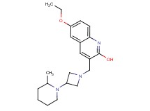 6-ethoxy-3-{[3-(2-methyl-1-piperidinyl)-1-azetidinyl]methyl}-2-quinolinol