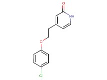 4-[2-(4-chlorophenoxy)ethyl]pyridin-2(1H)-one