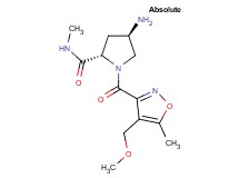 (4R)-4-amino-1-{[4-(methoxymethyl)-5-methylisoxazol-3-yl]carbonyl}-N-methyl-L-prolinamide