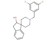 1'-(3,5-difluorobenzyl)-2,3-dihydrospiro[indene-1,4'-piperidin]-2-ol