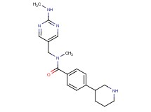 N-methyl-N-{[2-(methylamino)pyrimidin-5-yl]methyl}-4-piperidin-3-ylbenzamide