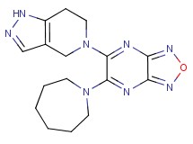 5-(1-azepanyl)-6-(1,4,6,7-tetrahydro-5H-pyrazolo[4,3-c]pyridin-5-yl)[1,2,5]oxadiazolo[3,4-b]pyrazine